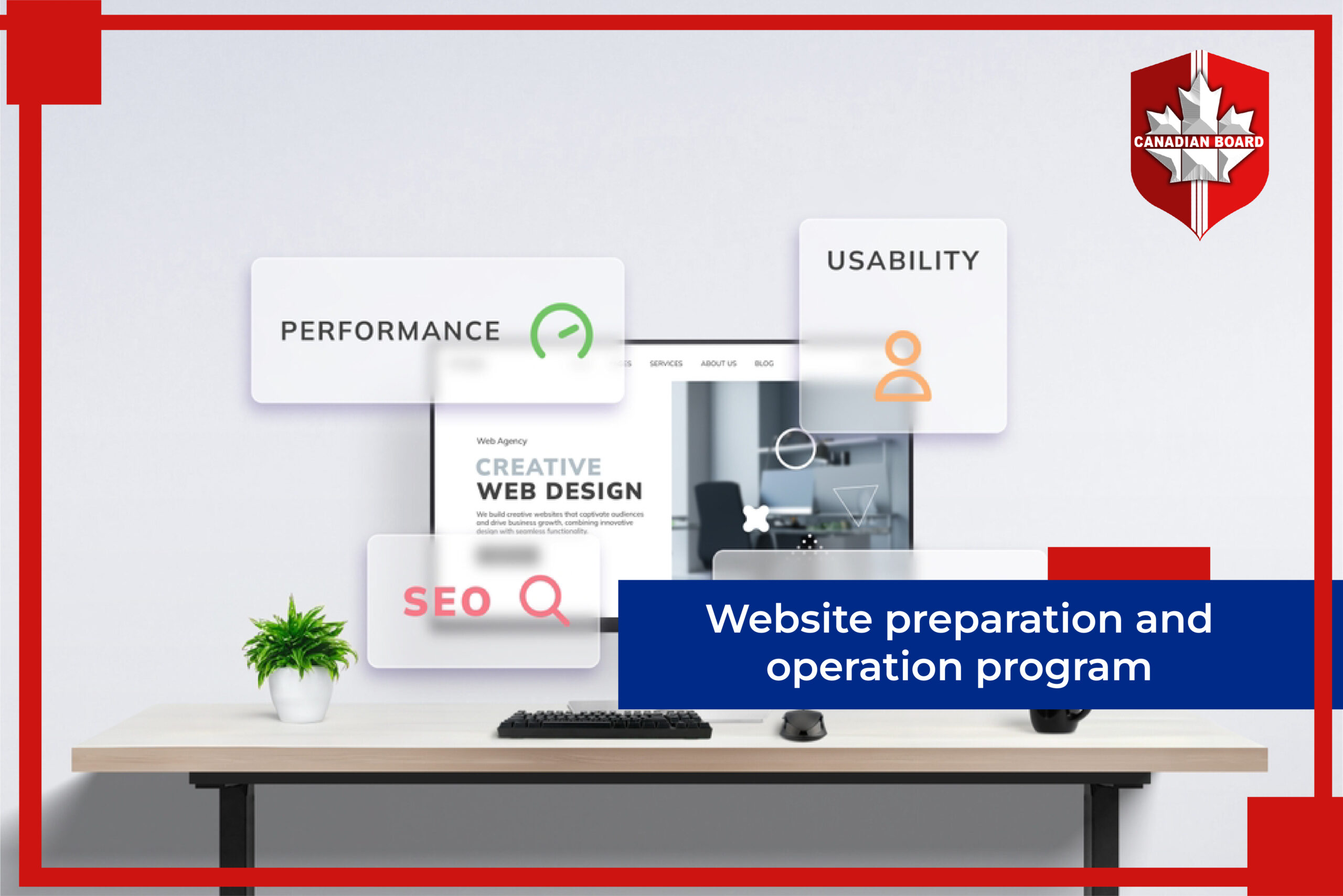 Website preparation and operation program